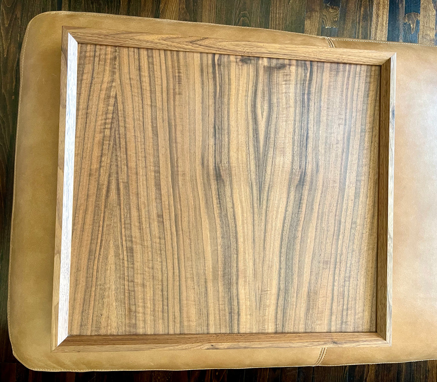 Walnut Ottoman Tray