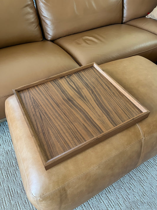 Walnut Ottoman Tray