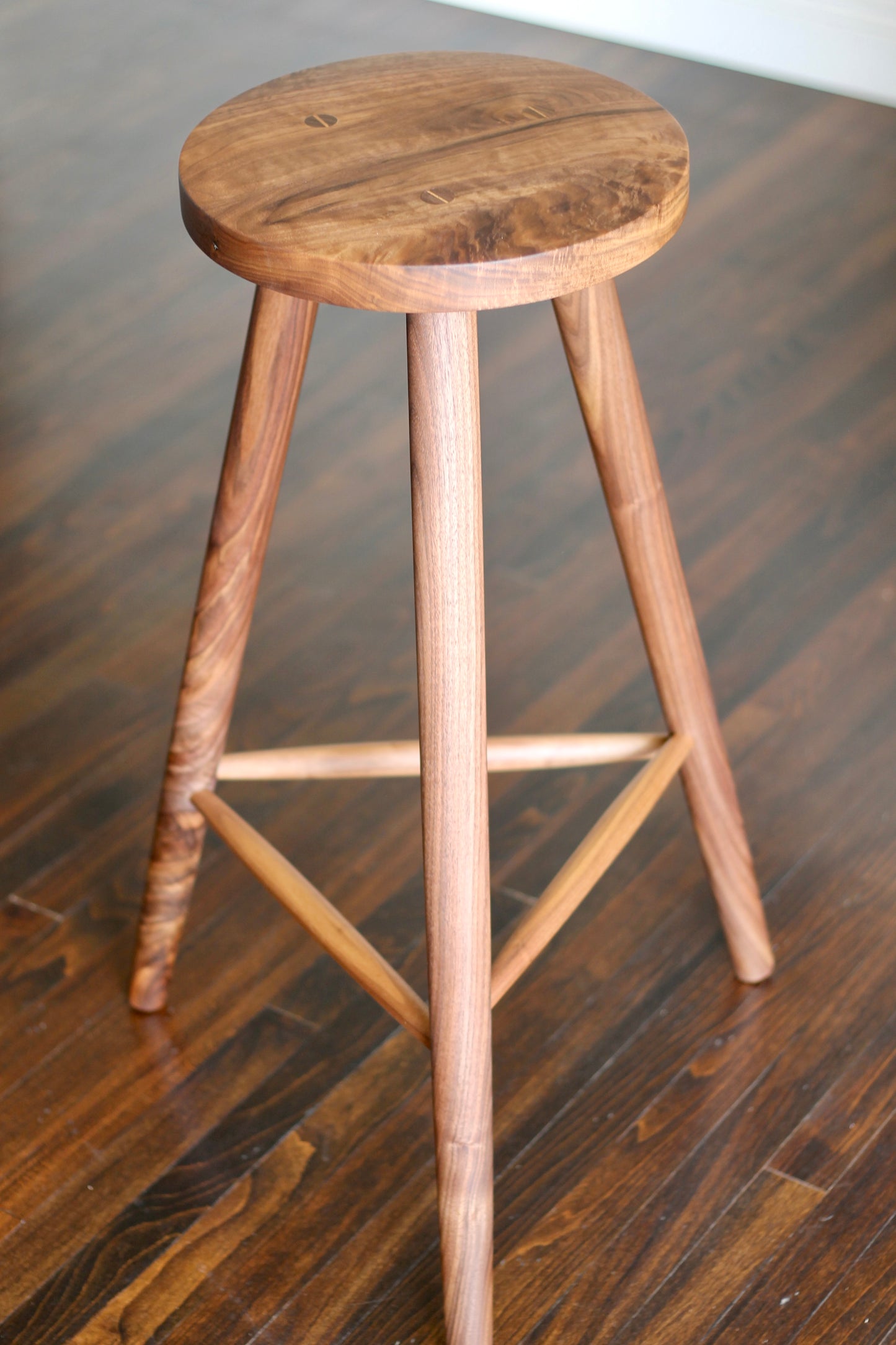 Hardwood Bar and Counter Height Stool