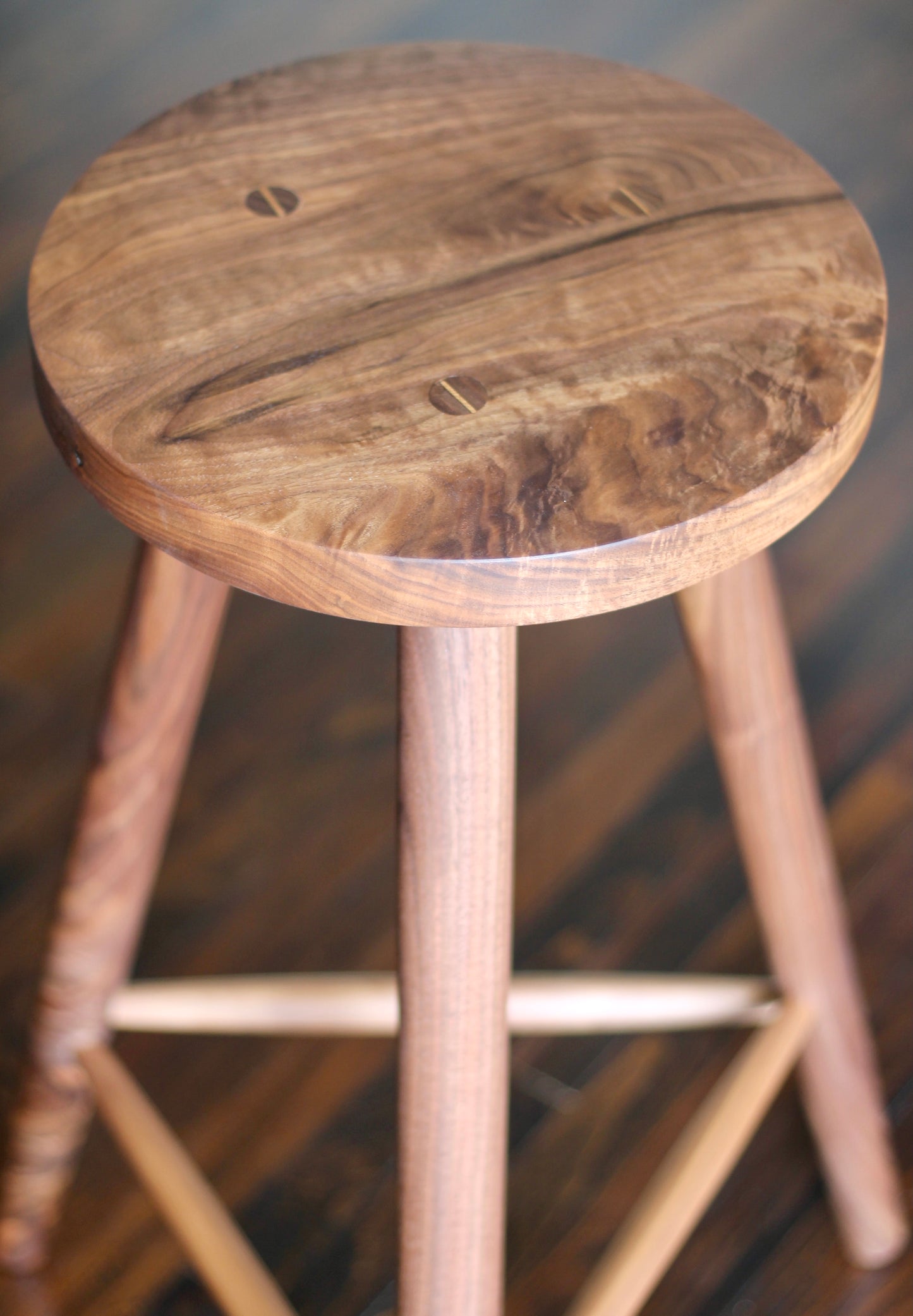 Hardwood Bar and Counter Height Stool