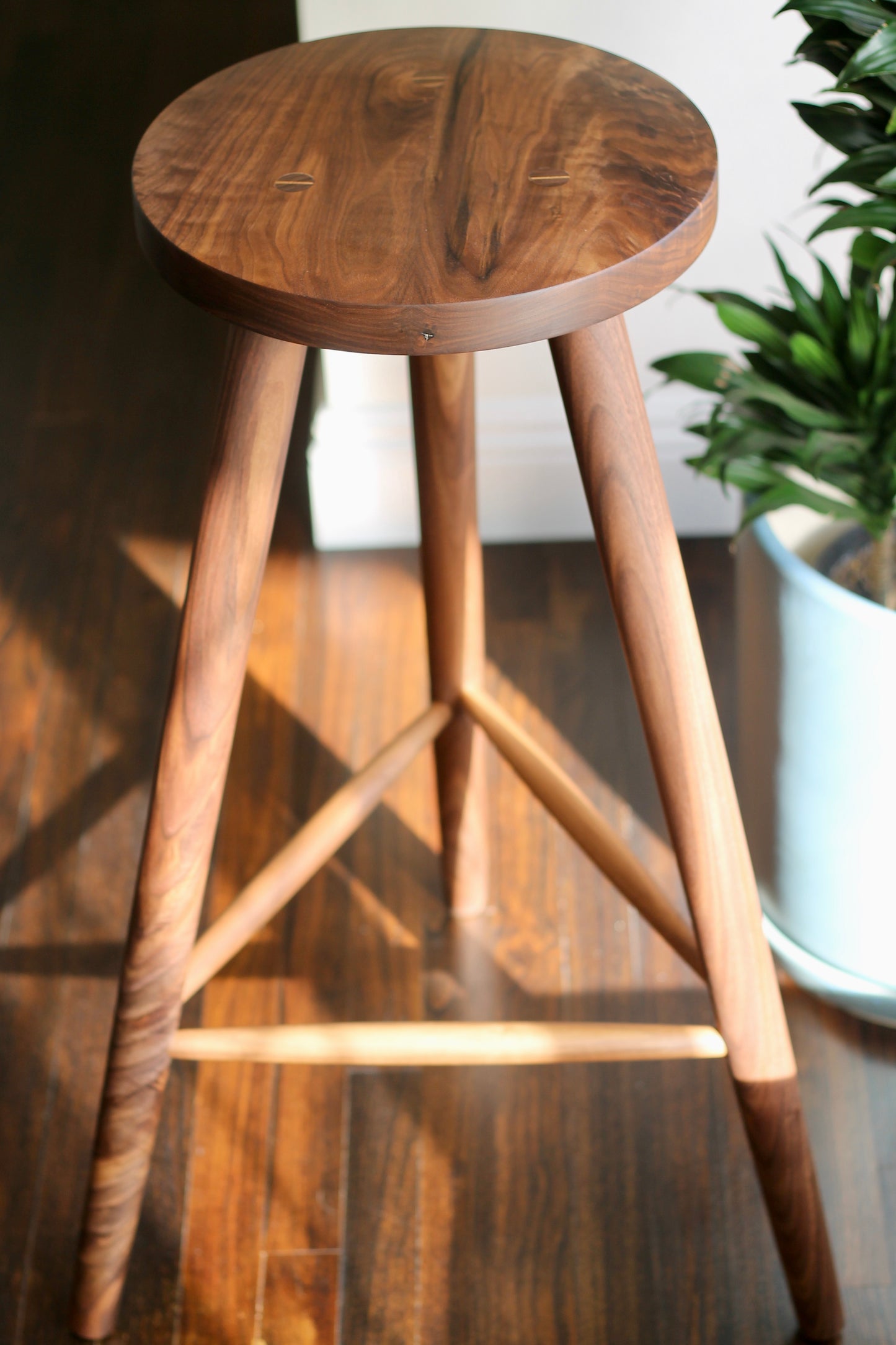 Hardwood Bar and Counter Height Stool