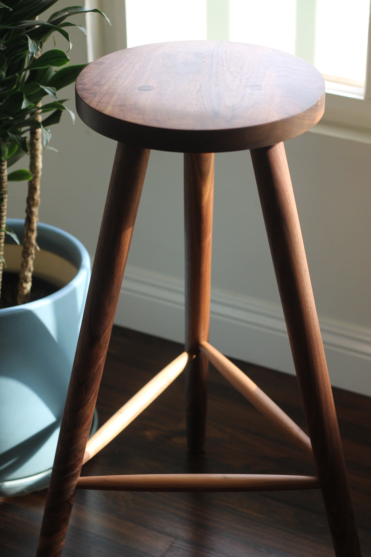 Hardwood Bar and Counter Height Stool